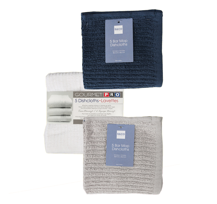 Gourmet Pro and S&CO Home Dishcloths