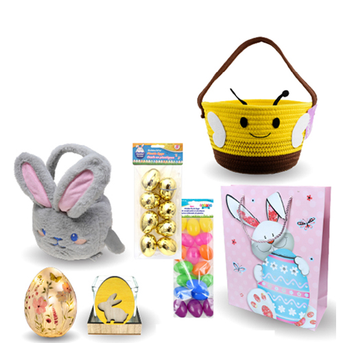 Easter Décor, Gift Bags, Egg Kits & Baskets